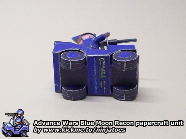 Разведчик Blue Moon Recon (Advance Wars) paper model