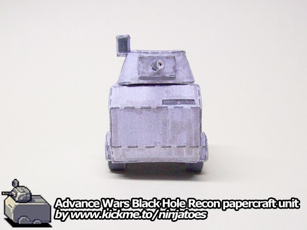 Разведчик Black Hole Recon (Advance Wars) paper model