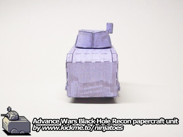 Разведчик Black Hole Recon (Advance Wars) paper model