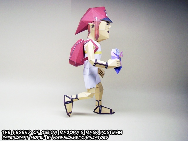 Почтальон Клоктауна (The Legend of Zelda) paper model