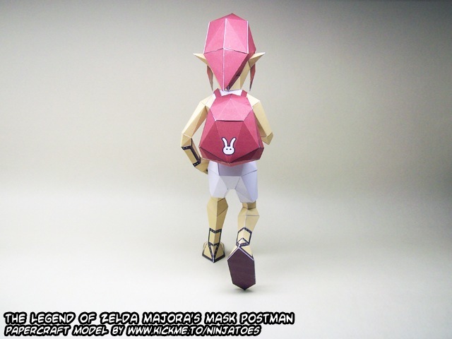 Почтальон Клоктауна (The Legend of Zelda) paper model