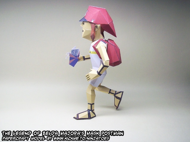 Почтальон Клоктауна (The Legend of Zelda) paper model