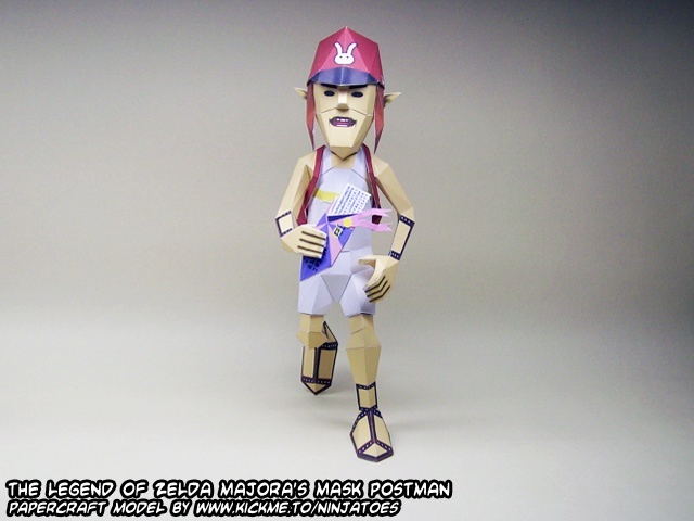 Почтальон Клоктауна (The Legend of Zelda) paper model
