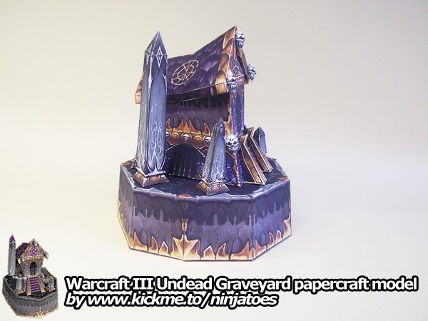 Кладбище Нежити (Warcraft) paper model