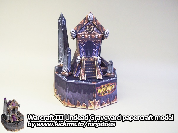 Кладбище Нежити (Warcraft) paper model