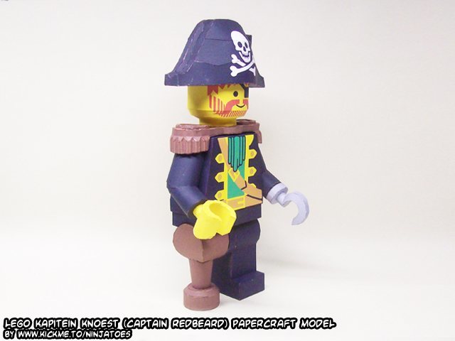 Капитан Рэдберд (ЛЕГО) paper model