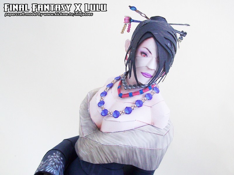 Лулу (Final Fantasy) paper model