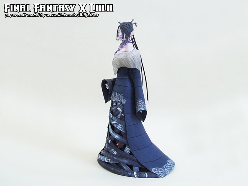Лулу (Final Fantasy) paper model