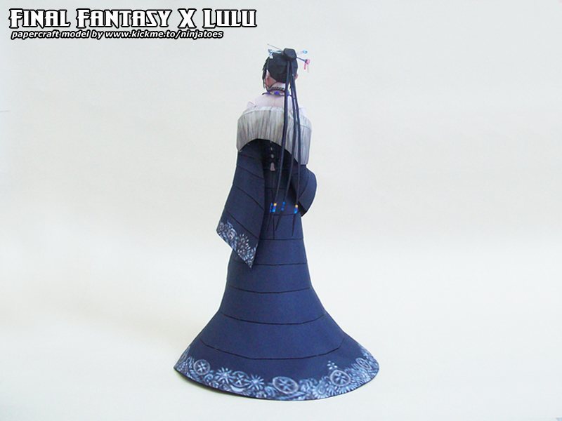 Лулу (Final Fantasy) paper model