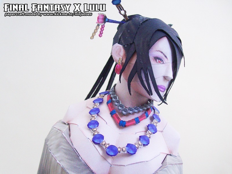 Лулу (Final Fantasy) paper model