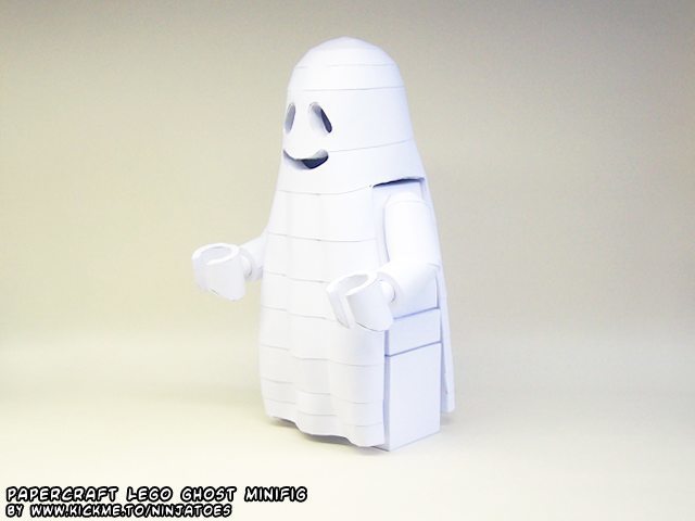 Привидение (ЛЕГО) paper model
