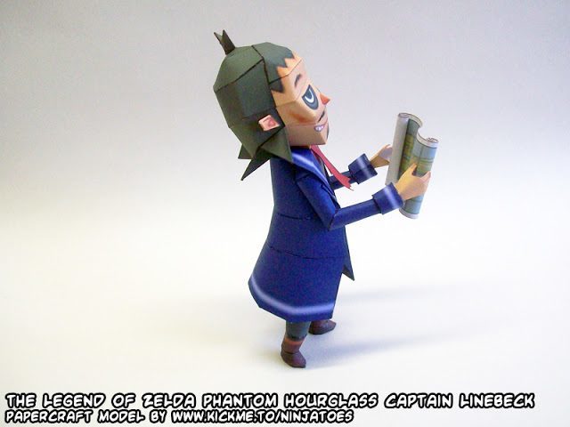 Капитан Лайнбек (The Legend of Zelda) paper model