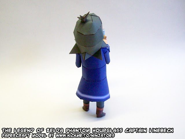 Капитан Лайнбек (The Legend of Zelda) paper model