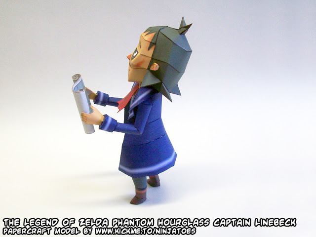 Капитан Лайнбек (The Legend of Zelda) paper model