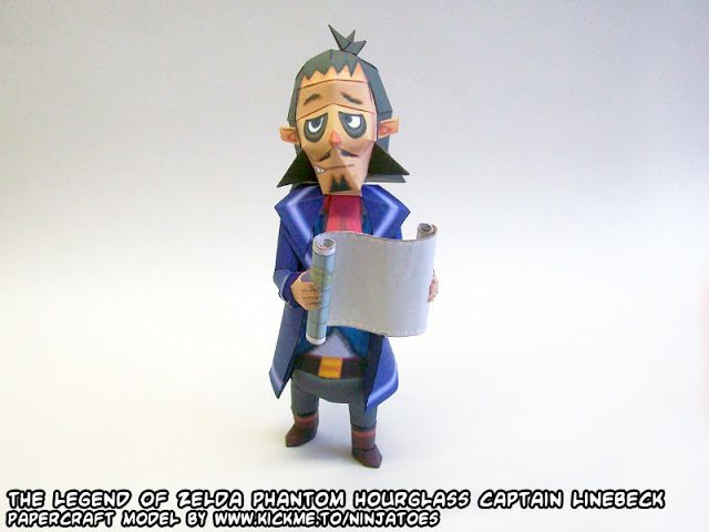 Капитан Лайнбек (The Legend of Zelda) paper model