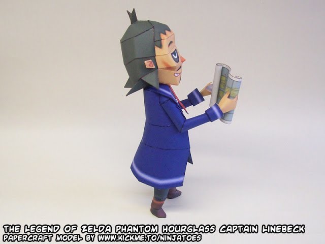Капитан Лайнбек (The Legend of Zelda) paper model