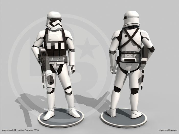 Штурмовик (Звездные войны) paper model