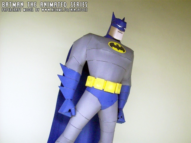 Бэтмен (Бэтмен: Мультсериал) paper model