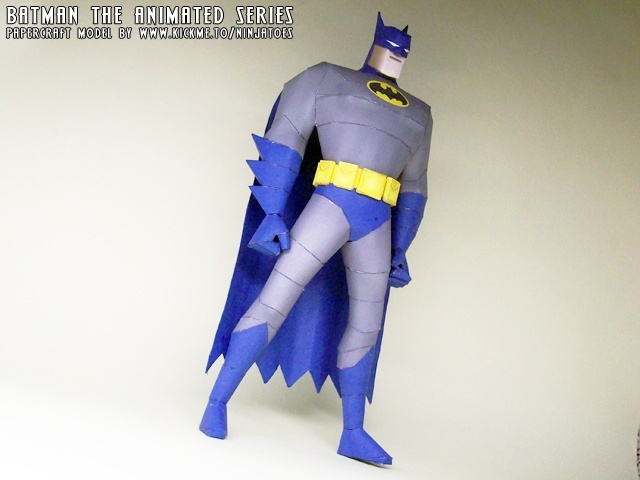Бэтмен (Бэтмен: Мультсериал) paper model