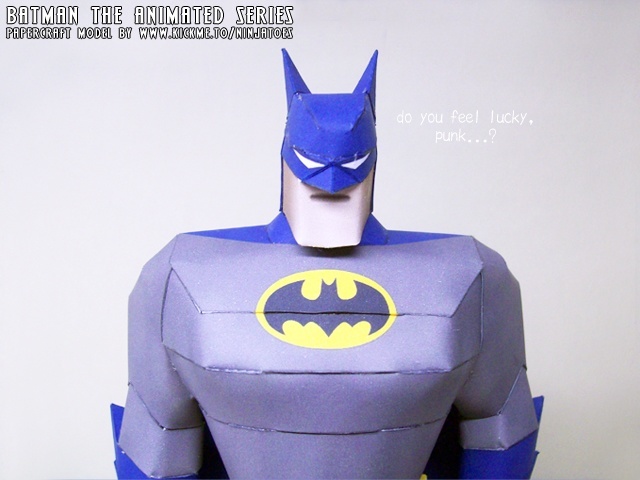 Бэтмен (Бэтмен: Мультсериал) paper model