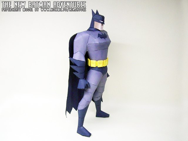 Бэтмен (Новые приключения Бэтмена) paper model