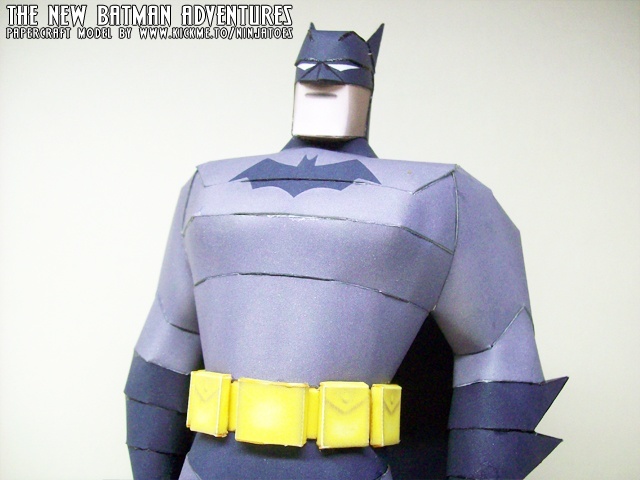 Бэтмен (Новые приключения Бэтмена) paper model