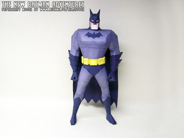 Бэтмен (Новые приключения Бэтмена) paper model