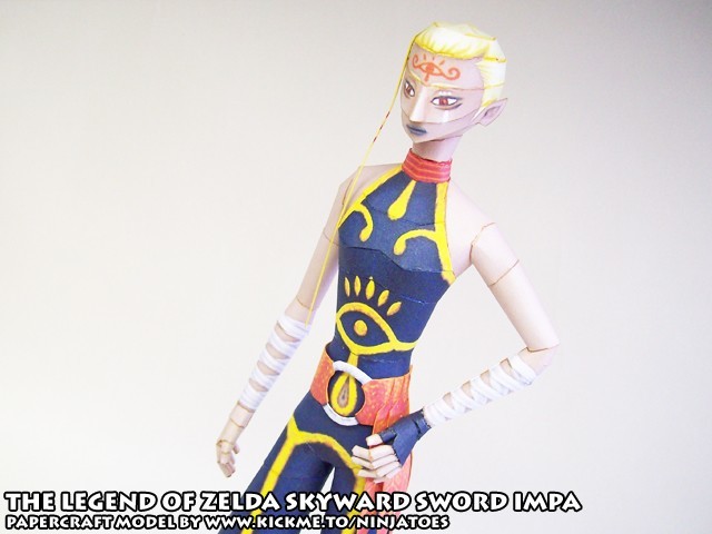 Молодая Импа (The Legend of Zelda) paper model