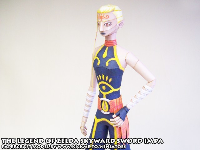 Молодая Импа (The Legend of Zelda) paper model