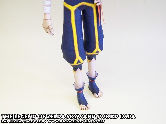 Молодая Импа (The Legend of Zelda) paper model