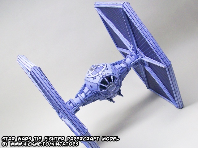 Звездный истребитель TIE (Звездные войны) paper model