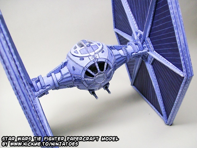 Звездный истребитель TIE (Звездные войны) paper model