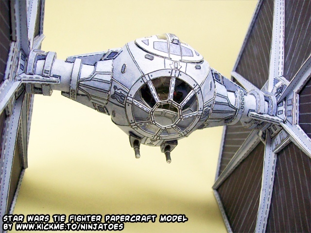 Звездный истребитель TIE (Звездные войны) paper model