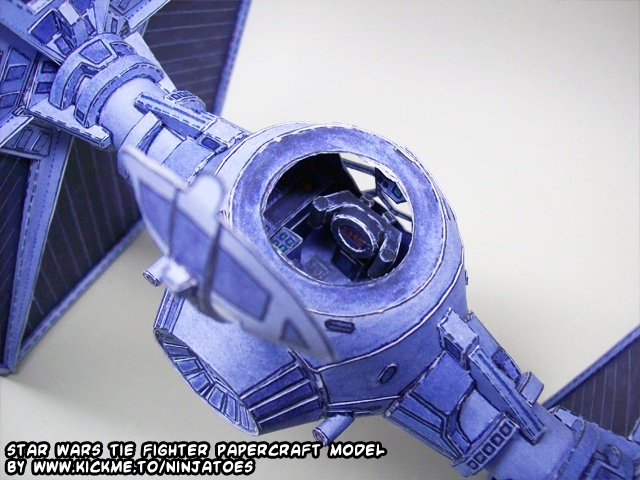 Звездный истребитель TIE (Звездные войны) paper model
