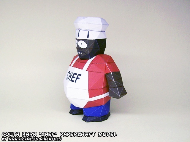 Шеф (Южный парк) paper model