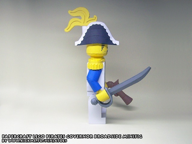 Морской губернатор (ЛЕГО) paper model