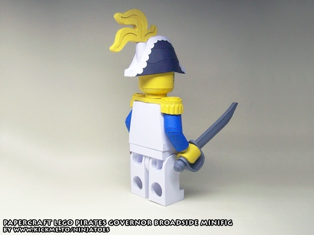 Морской губернатор (ЛЕГО) paper model