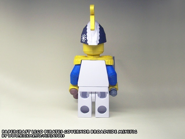 Морской губернатор (ЛЕГО) paper model
