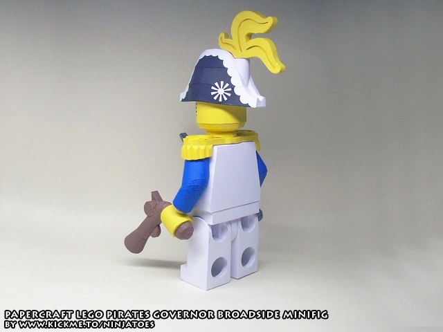 Морской губернатор (ЛЕГО) paper model