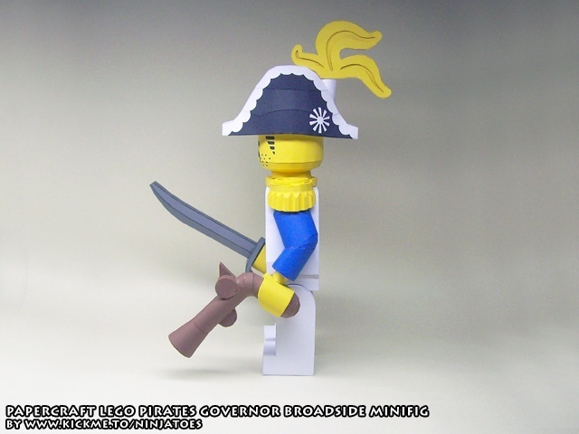 Морской губернатор (ЛЕГО) paper model