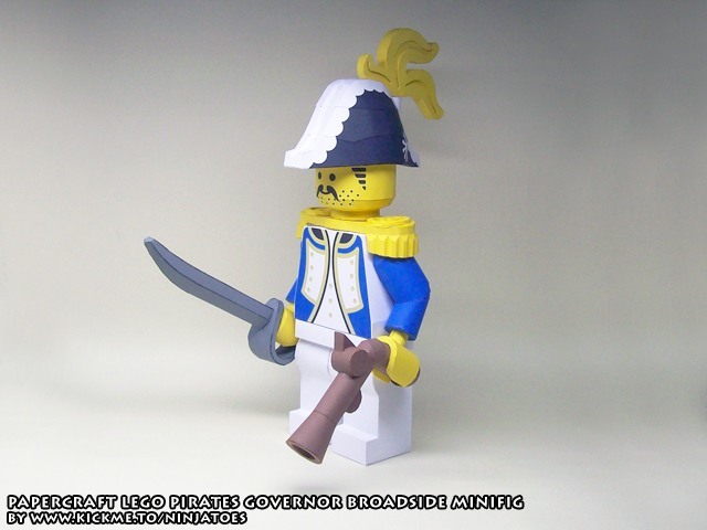 Морской губернатор (ЛЕГО) paper model