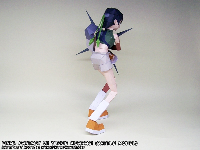 Юффи Кисараги (Final Fantasy) paper model