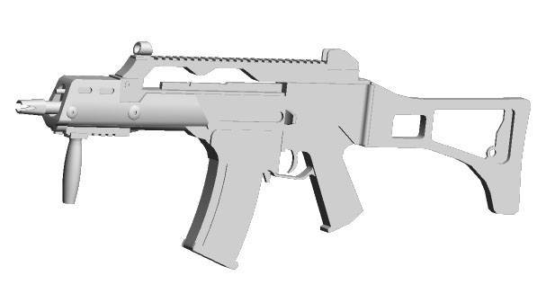 Автомат HK G36 paper model
