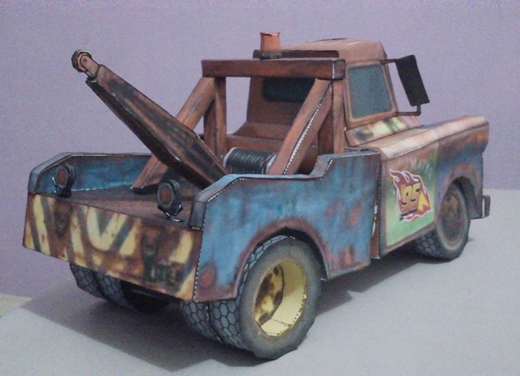 Тягач Мэтр (Тачки) paper model