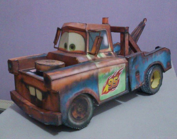Тягач Мэтр (Тачки) paper model