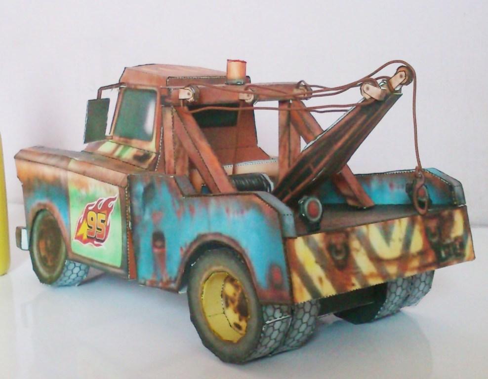 Тягач Мэтр (Тачки) paper model