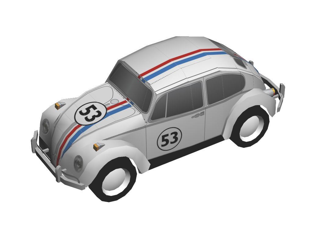 Автомобиль Volkswagen Жук / Херби (Сумасшедшие гонки)