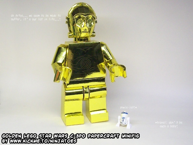 Робот C-3PO Gold (ЛЕГО)
