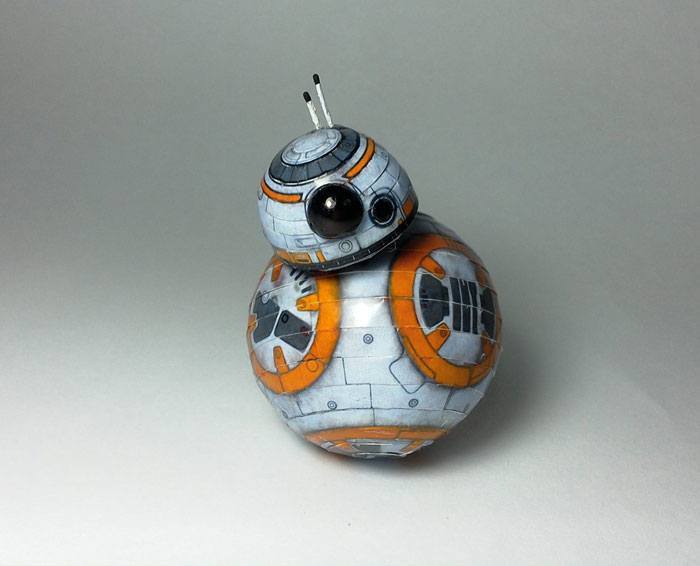 Астродроид BB-8 (Звездные войны) paper model