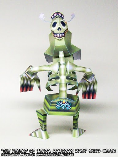 Босс Captain Keeta (The Legend of Zelda) paper model